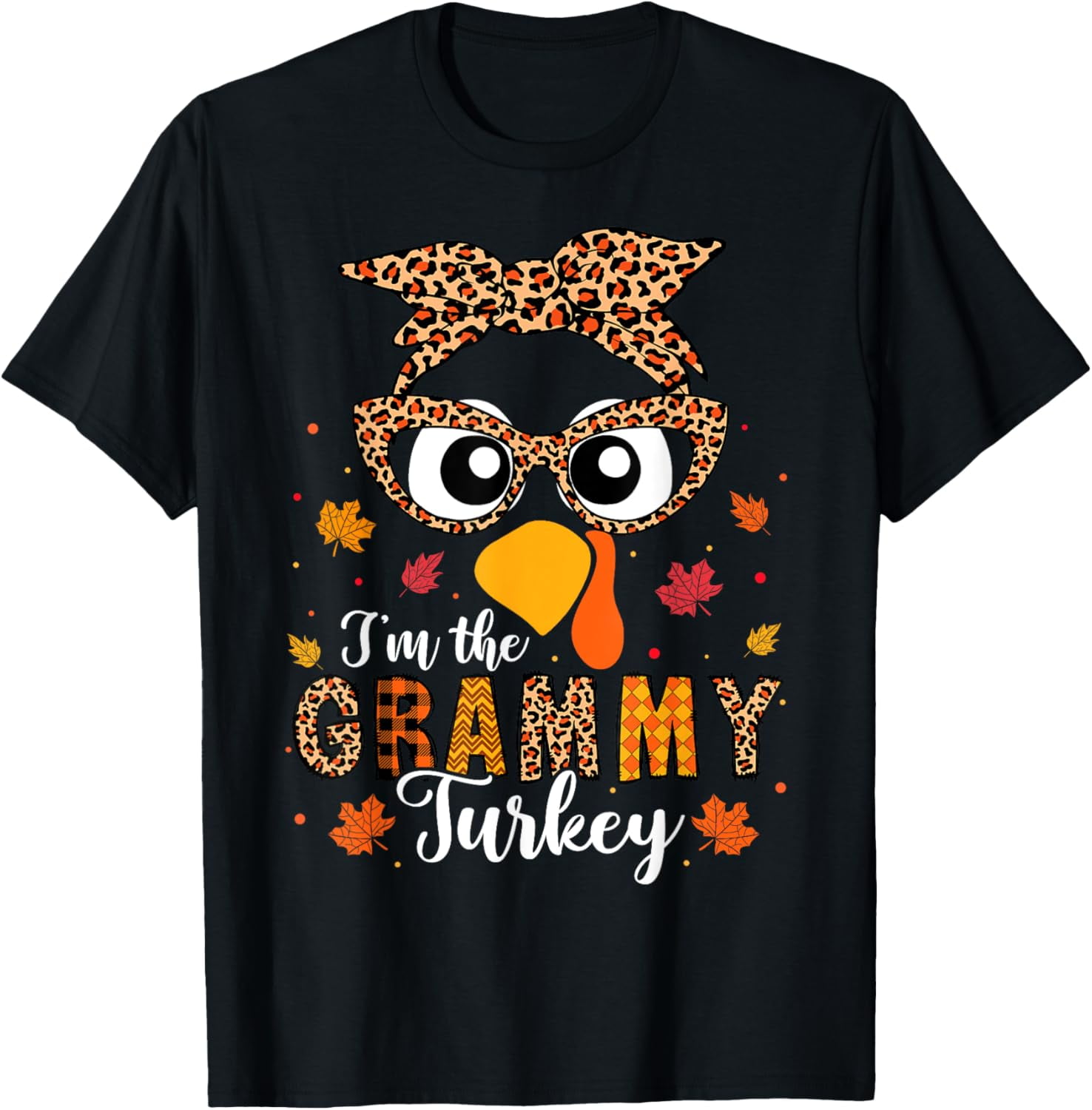 I'm the Grammy Turkey Matching Family Thanksgiving 2024 TShirt