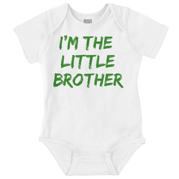 I'm the Little Brother Siblings Bodysuit Jumper Boys Infant Baby Brisco Brands 18M