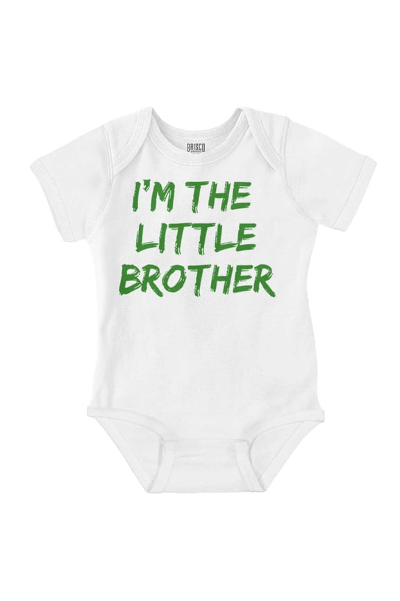 I'm the Little Brother Siblings Bodysuit Jumper Boys Infant Baby Brisco Brands 6M