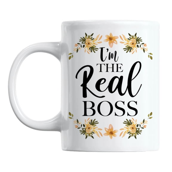 I'm the Real Boss, Administrative or Admin Assistant Coffee & Tea Mug (11oz)