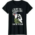 thumbnail image 1 of Rosie the Riveter Veteran Tee - "I AM THE VETERAN" Empowerment Message - Soft Cotton Crewneck for Women Who Served, 1 of 6