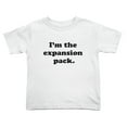 thumbnail image 1 of I'm the expansion pack Cute Toddler T Shirts for Boys Girls (White, Youth S), 1 of 5