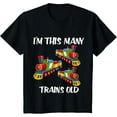 thumbnail image 1 of I'm this many Trains Old Boy 3rd Birthday 3 Years Old T-Shirt, 1 of 4