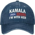 I'm with Her Kamala Vote for 2024 President Kamala Harris Hats Hat Low