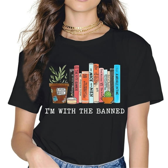 I'm with The Banned Books I Read Banned Books Lovers T-Shirt