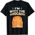 thumbnail image 1 of I'm with the Avocado - Avocadolovers & Toast Halloween Costume T-Shirt, 1 of 5