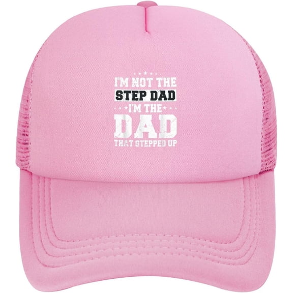I'ma Stepdad I Am The Dad That Stepped Up Hat Funny Dad Mesh Hat for Men Women Sport Baseball Caps Adjustable Trucker