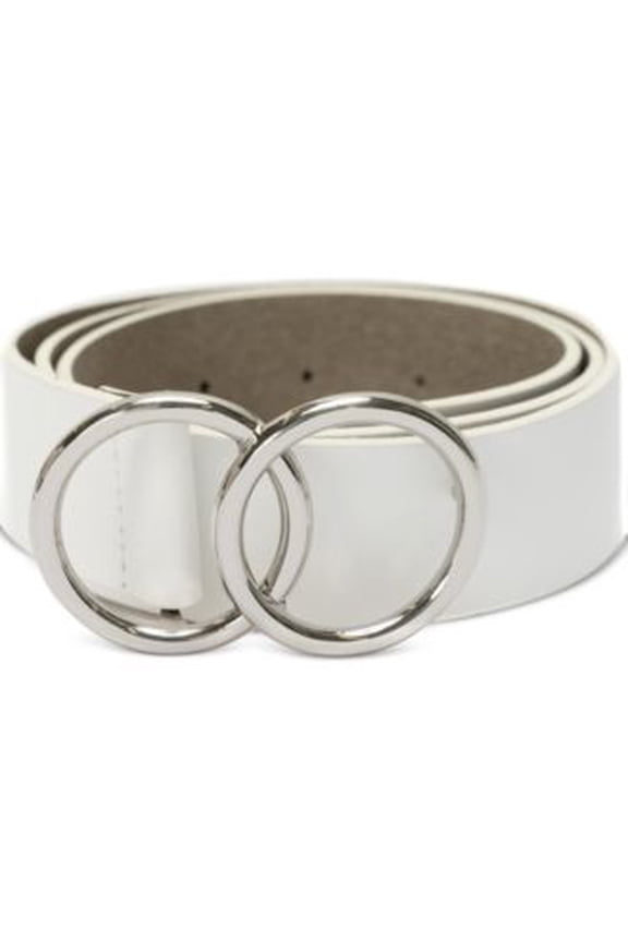 I.n.c. International Concepts Double Circle White Belt S