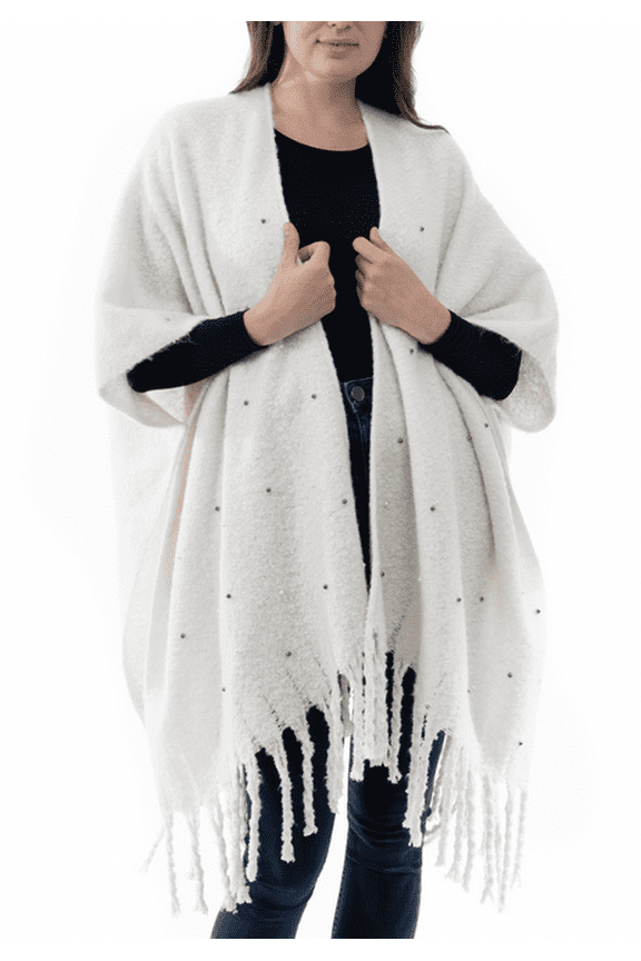 I.n.c. International Concepts Women's Embellished Wrap Sweater