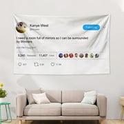 Tweet wall tapestry sale