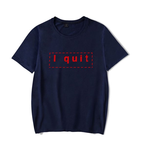I quit Tshirt 2025 New Album Short Sleeve Fashion Tops Streetwear Crewneck Tee Shirt