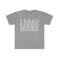 thumbnail image 1 of I read banned books Unisex T-shirt S-3XL book club Readers Reading, 1 of 2