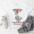 thumbnail image 1 of I&rsquo;m Tired Sarcastic Christmas Goose T-Shirt, Funny Holiday Humor Tee, 1 of 5