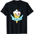 thumbnail image 1 of I scream Ice cream Cute Baby Parrot Funny Bird Pet Cockatoo T-Shirt, 1 of 5