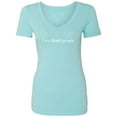 thumbnail image 1 of I see dumb people Womens V-Neck T-Shirt, 1 of 3