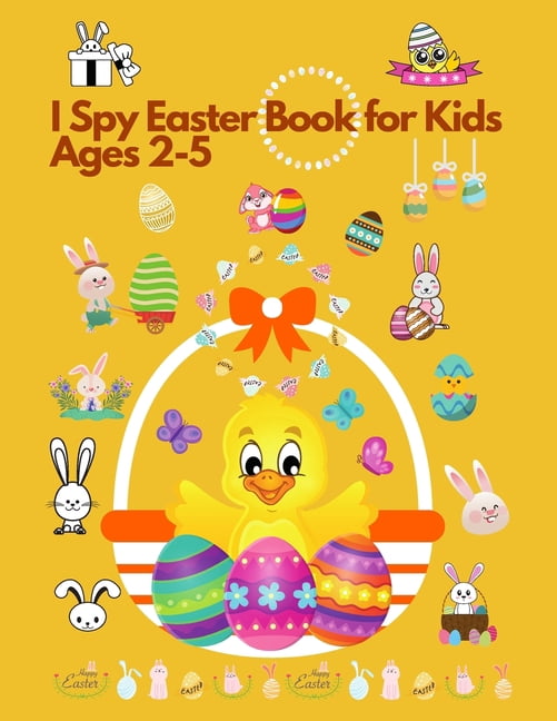 I spy Easter Book for Kids Ages 2-5: Fun Activity and Guessing Book for ...