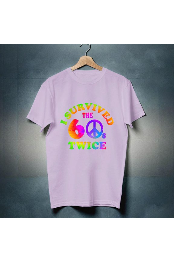 I survived The 60s Twice Shirt, Funny 70th Birthday Shirt, Birthday Party Shirt, Gift for Grandma, 70th Bday Shirt, 70th Birthday Gift shirt
