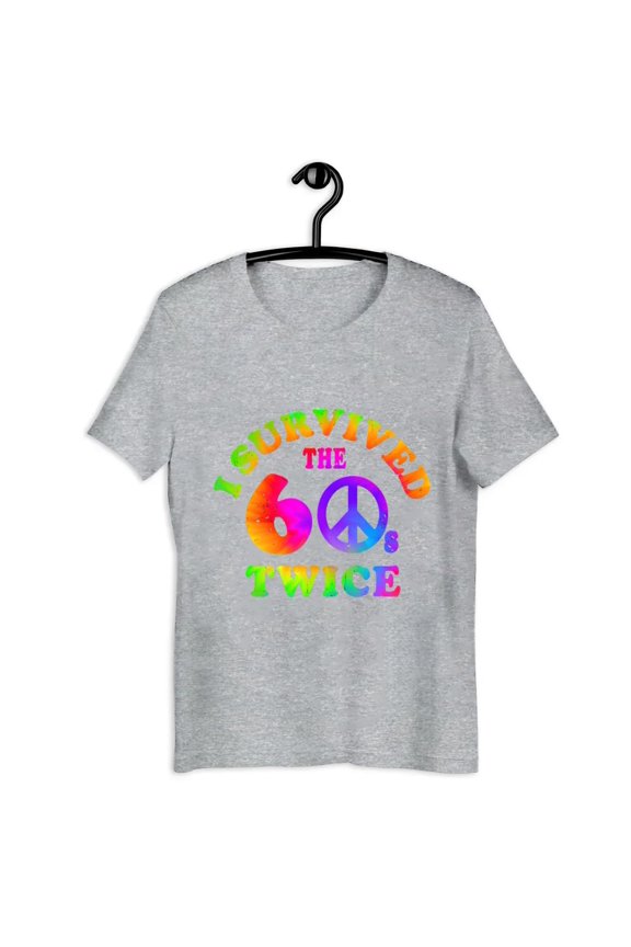 I survived The 60s Twice Shirt, Funny 70th Birthday Shirt, Birthday Party Shirt, Gift for Grandma, 70th Bday Shirt, 70th Birthday Gift shirt