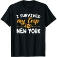 thumbnail image 1 of I survived my trip to New York I NY party T-Shirt, 1 of 4