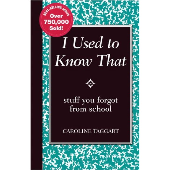 Pre-Owned I Used to Know That: Stuff You Forgot From School (Blackboard Books) (Hardcover) 0762109955 9780762109951