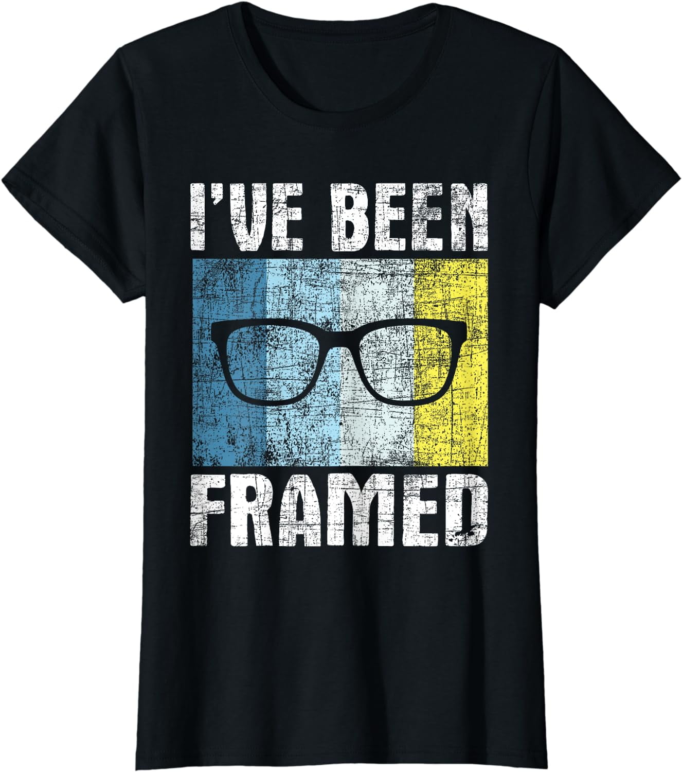 I ve Been Framed Retro Eyeglasses Optometrist Optometry T Shirt Walmart