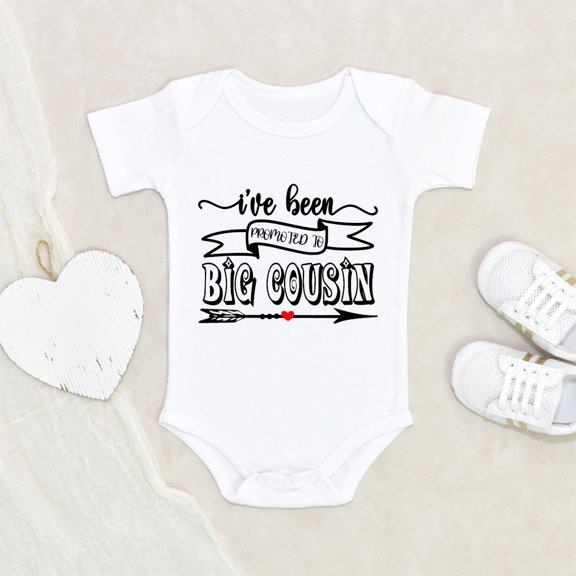 I've Been Promoted To Big Cousin - Pregnancy Announcement Clothes - Big Cousin Clothes - Cute Cousin Baby Clothes