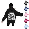 thumbnail image 1 of I've Been Ready For Christmas Since Last Christmas Hoodies for Women Xmas Hooded Sweatshirt with Pockets Pullover Tops, 1 of 8