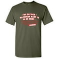 thumbnail image 1 of I've Decided I No Longer Want To Be An Adult Sarcastic Saying Graphic Tees Gift Wear For Party Novelty Funny T Shirt For Men, 1 of 5
