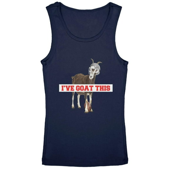 I've Goat This Football Youth Girls Tank Top Navy YXL