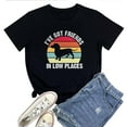 thumbnail image 1 of I've Got Friends In Low Places T-Shirt for Women – Country Music Vintage Western Style Graphic Tee, 1 of 5
