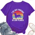 thumbnail image 1 of I've Got Friends In Low Places T-Shirt for Women – Country Music Vintage Western Style Graphic Tee, 1 of 5