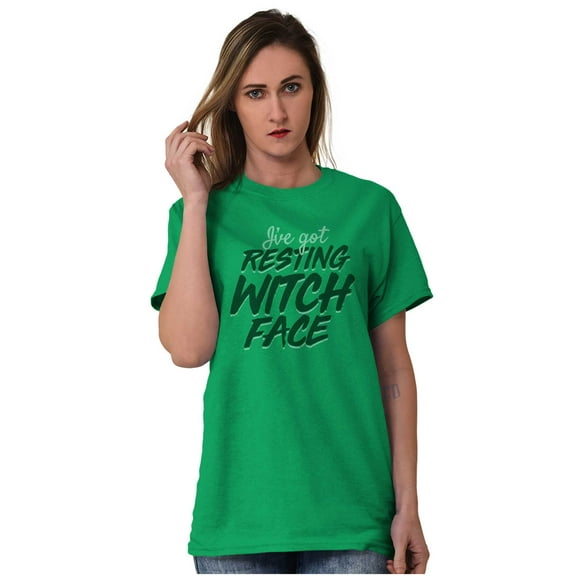 I've Got Resting Witch Face Funny Women's Plus Size Graphic Tee Brisco Brands 2X