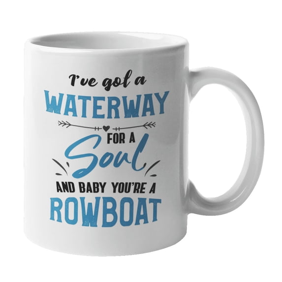 I've Got Waterway for a Soul Song Lyrics Coffee & Tea Mug for Music Lover (11oz)