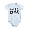 thumbnail image 1 of I’ve Got Your 6 Daddy - Baby Clothes - Funny Newborn Bodysuit Outfits for Boys And Girls Baby Blue-style-1 0-3M, 1 of 5