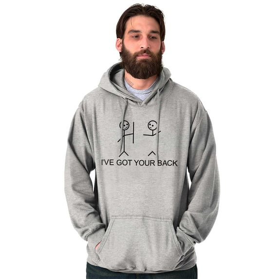 I've Got Your Back Funny Nerdy Hoodie Sweatshirt Women Men Brisco Brands S