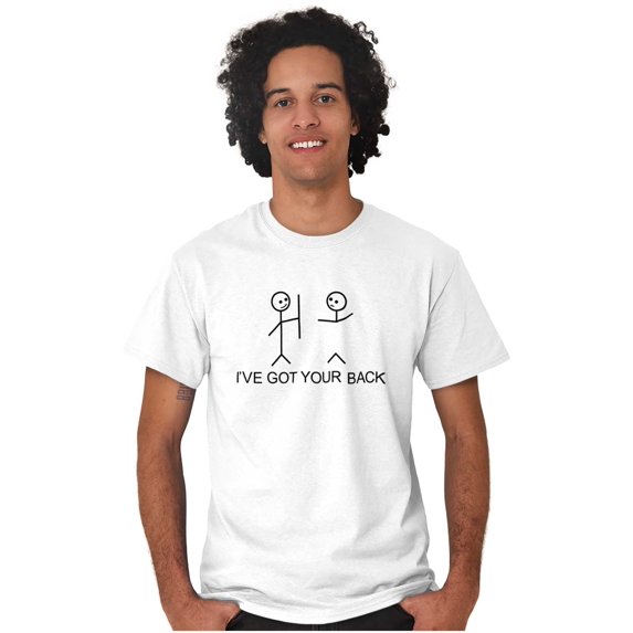 I've Got Your Back Funny Nerdy Men's Graphic T Shirt Tees Brisco Brands X