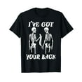 thumbnail image 1 of I've Got Your Back Halloween Skeleton Skull Men and Women T-Shirt, 1 of 5