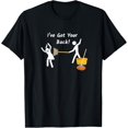 thumbnail image 1 of I've Got Your Back Housekeeper Janitor with Broom and Mop T-Shirt, 1 of 3