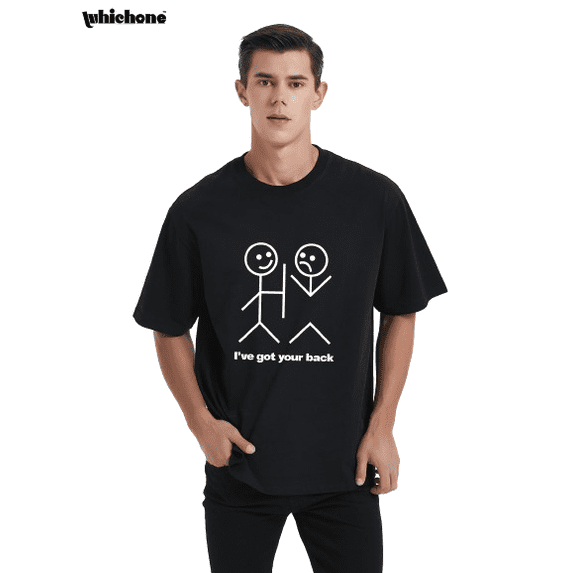 I've Got Your Back Stick Figure Graphic Friendship Tshirt Gift For Christmas Birthday Anniversary Funny T Shirts For Men