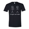 thumbnail image 1 of I've Got Your Back T-Shirt Funny Bro Friend Buddy Gift Tee Unisex Adult Tee Men and Women Black, XL, 1 of 3