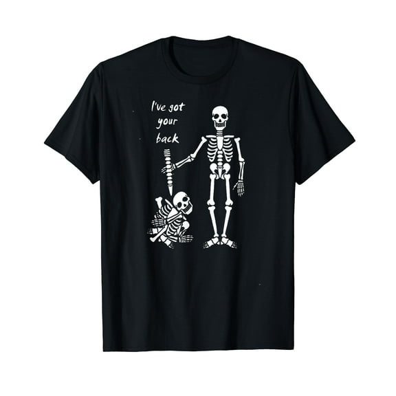 I've Got Your Back T-Shirt Funny Skeleton Stickman T-Shirts for Men Women
