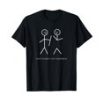 thumbnail image 1 of I've Got Your Back T-Shirt Funny Skeleton Stickman T-Shirts for Men Women, 1 of 2