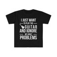 thumbnail image 1 of I want to ignore adult problems and play guitar Unisex T-shirt, S-3XL, 1 of 2
