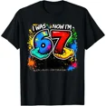 thumbnail image 1 of I was 6 Now I'm 7 7th Birthday 6 7 Birthday Boys T-Shirt, 1 of 8