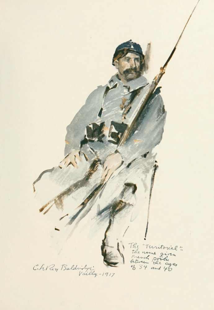 I was there 1919 The Territorial Canvas Art - C Leroy Baldridge (18 x 24)