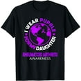 thumbnail image 1 of I wear PURPLE for my DAUGHTER RHEUMATOID ARTHRITIS Awareness T-Shirt, 1 of 2