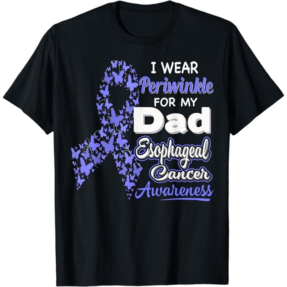 I wear Periwinkle for my Dad - Esophageal Cancer Awareness