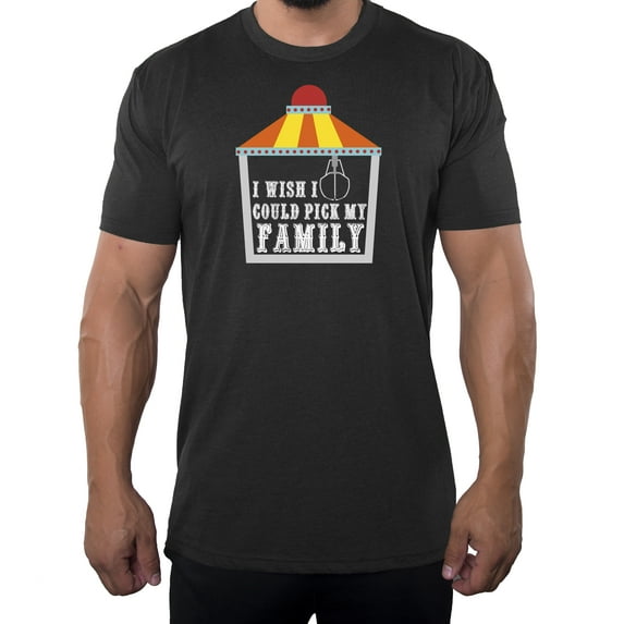 I wish I could Pick my Family -Family Reunion Men's T-shirts - Charcoal MH200FAM S59 S