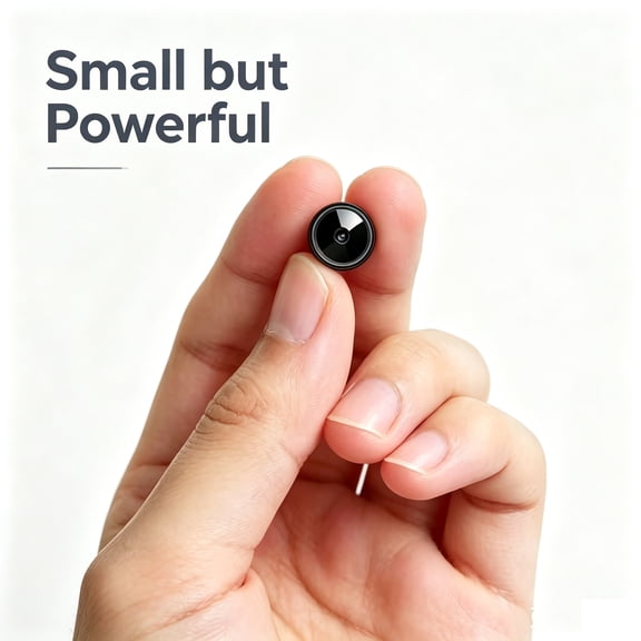 I5 4K Mini Video Recorder with Voice Recording Function Compact Camera with 360° Wide Angle Lens for Video and Audio Capture in Any Location