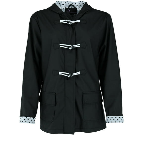 I5 Apparel Hooded Rain Slicker Jacket with Toggle (Women)